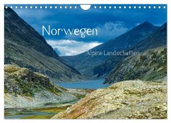 Norwegen - Alpine Landschaften (Wandkalender 2025 DIN A4 quer), CALVENDO Monatskalender - Calvendo;Styp, Christian von