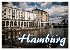 Hamburg (Wandkalender 2025 DIN A2 quer), CALVENDO Monatskalender