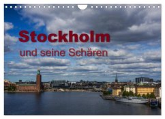 Stockholm und seine Schären (Wandkalender 2025 DIN A4 quer), CALVENDO Monatskalender