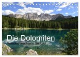 Die Dolomiten ¿ Wanderparadies in Südtirol (Tischkalender 2025 DIN A5 quer), CALVENDO Monatskalender