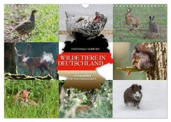 Emotionale Momente: Wilde Tiere in Deutschland (Wandkalender 2025 DIN A3 quer), CALVENDO Monatskalender