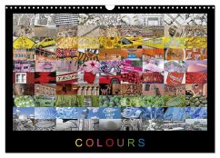 Colours (Wandkalender 2025 DIN A3 quer), CALVENDO Monatskalender