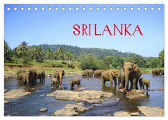 Sri Lanka (Tischkalender 2025 DIN A5 quer), CALVENDO Monatskalender - Rasch, Clemens