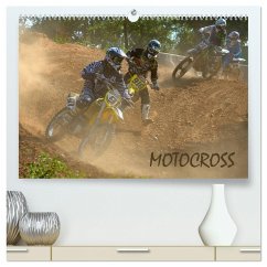 Motocross (hochwertiger Premium Wandkalender 2025 DIN A2 quer), Kunstdruck in Hochglanz