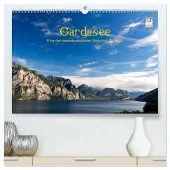 Gardasee (hochwertiger Premium Wandkalender 2025 DIN A2 quer), Kunstdruck in Hochglanz - Calvendo;Kuehn, Thomas