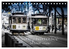 San Francisco - street view (Tischkalender 2025 DIN A5 quer), CALVENDO Monatskalender