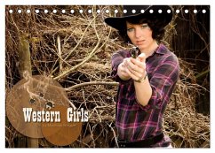 Western Girls (Tischkalender 2025 DIN A5 quer), CALVENDO Monatskalender - Weggel, Matthias