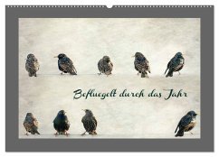 Beflügelt durch das Jahr (Wandkalender 2025 DIN A2 quer), CALVENDO Monatskalender - Calvendo;Hultsch, Heike