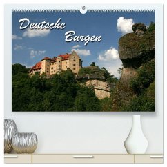 Deutsche Burgen (hochwertiger Premium Wandkalender 2025 DIN A2 quer), Kunstdruck in Hochglanz
