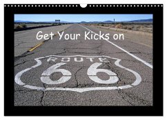 Get Your Kicks on Route 66 (Wandkalender 2025 DIN A3 quer), CALVENDO Monatskalender