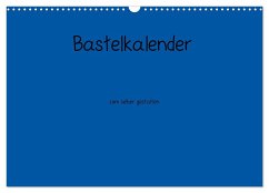 Bastelkalender - Blau (Wandkalender 2025 DIN A3 quer), CALVENDO Monatskalender - Calvendo;Pantau, Peter