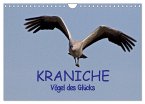 Kraniche - Vögel des Glücks (Wandkalender 2025 DIN A4 quer), CALVENDO Monatskalender