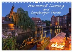 Hansestadt Lüneburg und Lüneburger Heide (Wandkalender 2025 DIN A3 quer), CALVENDO Monatskalender