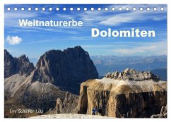 Weltnaturerbe DOLOMITEN (Tischkalender 2025 DIN A5 quer), CALVENDO Monatskalender - Calvendo;Schäfer-Löbl, Evy