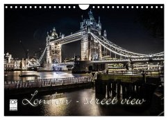 London - street view (Wandkalender 2025 DIN A4 quer), CALVENDO Monatskalender