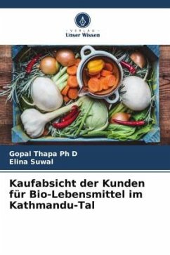 Kaufabsicht der Kunden für Bio-Lebensmittel im Kathmandu-Tal - Thapa Ph D, Gopal;Suwal, Elina