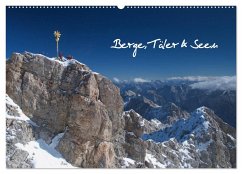 Berge, Täler & Seen (Wandkalender 2025 DIN A2 quer), CALVENDO Monatskalender - Calvendo;Rieß, Gerhard