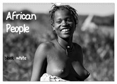 African People black white (Wandkalender 2025 DIN A3 quer), CALVENDO Monatskalender