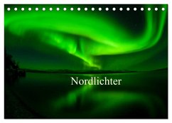Nordlichter (Tischkalender 2025 DIN A5 quer), CALVENDO Monatskalender