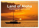 Hawaii - Land of Aloha (Tischkalender 2025 DIN A5 quer), CALVENDO Monatskalender