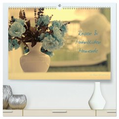 Rosen und Mohnblüten Momente Schweizer Edition (hochwertiger Premium Wandkalender 2025 DIN A2 quer), Kunstdruck in Hochglanz