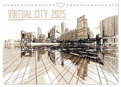 VIRTUAL CITY 2025 CH-Version (Wandkalender 2025 DIN A4 quer), CALVENDO Monatskalender