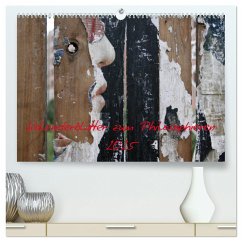 Kalenderblätter zum Philosophieren 2025 (hochwertiger Premium Wandkalender 2025 DIN A2 quer), Kunstdruck in Hochglanz