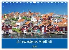Schwedens Vielfalt (Wandkalender 2025 DIN A3 quer), CALVENDO Monatskalender