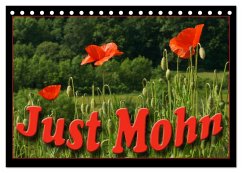Just Mohn (Tischkalender 2025 DIN A5 quer), CALVENDO Monatskalender