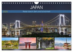 JAPAN Reise durch Zeit und Schönheit (Wandkalender 2025 DIN A4 quer), CALVENDO Monatskalender