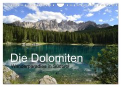 Die Dolomiten ¿ Wanderparadies in Südtirol (Wandkalender 2025 DIN A4 quer), CALVENDO Monatskalender - Barig, Joachim