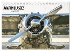 AVIATION CLASSICS seen by custompix.de (Tischkalender 2025 DIN A5 quer), CALVENDO Monatskalender