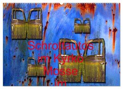 Schrottautos im Kyrkö Mosse (Wandkalender 2025 DIN A2 quer), CALVENDO Monatskalender