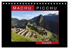 Machu Picchu - Exklusiv (Tischkalender 2025 DIN A5 quer), CALVENDO Monatskalender - Louis, Fabu