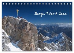 Berge, Täler & Seen (Tischkalender 2025 DIN A5 quer), CALVENDO Monatskalender
