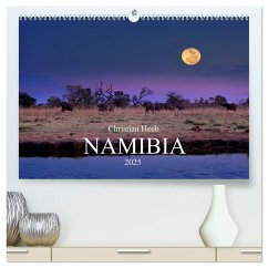 NAMIBIA Christian Heeb (hochwertiger Premium Wandkalender 2025 DIN A2 quer), Kunstdruck in Hochglanz