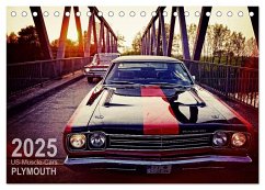US-Muscle-Cars - Plymouth (Tischkalender 2025 DIN A5 quer), CALVENDO Monatskalender