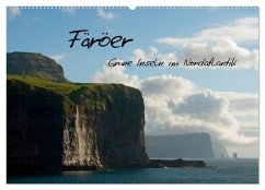 Färöer (Wandkalender 2025 DIN A2 quer), CALVENDO Monatskalender