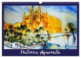 Mallorca Aquarelle (Wandkalender 2025 DIN A3 quer), CALVENDO Monatskalender