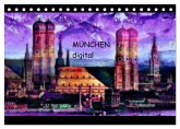 München digital (Tischkalender 2025 DIN A5 quer), CALVENDO Monatskalender