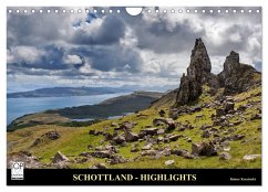 SCHOTTLAND - HIGHLIGHTS (Wandkalender 2025 DIN A4 quer), CALVENDO Monatskalender - Calvendo;Kuczinski, Rainer