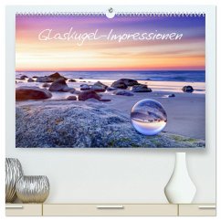 Glaskugel-Impressionen (hochwertiger Premium Wandkalender 2025 DIN A2 quer), Kunstdruck in Hochglanz - Calvendo;PapadoXX-Fotografie