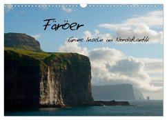 Färöer (Wandkalender 2025 DIN A3 quer), CALVENDO Monatskalender