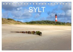 Sylt (Tischkalender 2025 DIN A5 quer), CALVENDO Monatskalender