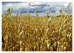 Bauernregeln für das ganze Jahr (Wandkalender 2025 DIN A4 quer), CALVENDO Monatskalender - Calvendo;Hultsch, Heike