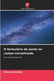 O formulário de ponto no campo normalizado