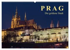 Prag - die goldene Stadt (Wandkalender 2025 DIN A2 quer), CALVENDO Monatskalender - Caccia, Enrico