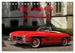 Die Legende: 300 SL (Tischkalender 2025 DIN A5 quer), CALVENDO Monatskalender