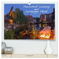 Hansestadt Lüneburg und Lüneburger Heide (hochwertiger Premium Wandkalender 2025 DIN A2 quer), Kunstdruck in Hochglanz - Calvendo;Kuttig, Siegfried