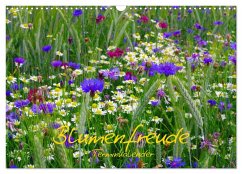 Blumenfreude Schweizer Kalendarium (Wandkalender 2025 DIN A3 quer), CALVENDO Monatskalender